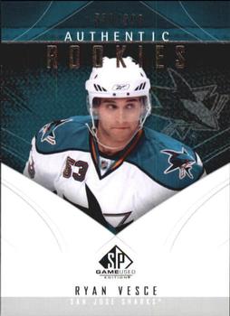 2009-10 SP Game Used #119 Ryan Vesce Front
