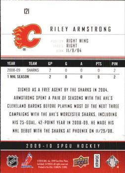 2009-10 SP Game Used #121 Riley Armstrong Back