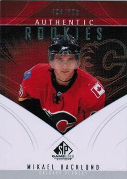 2009-10 SP Game Used #129 Mikael Backlund Front