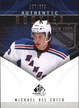 2009-10 SP Game Used #134 Michael Del Zotto Front