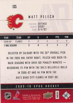 2009-10 SP Game Used #135 Matt Pelech Back