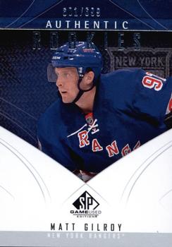 2009-10 SP Game Used #137 Matt Gilroy Front