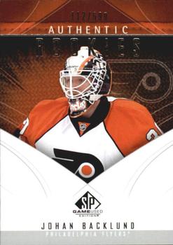 2009-10 SP Game Used #148 Johan Backlund Front