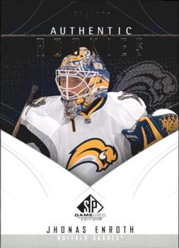 2009-10 SP Game Used #150 Jhonas Enroth Front