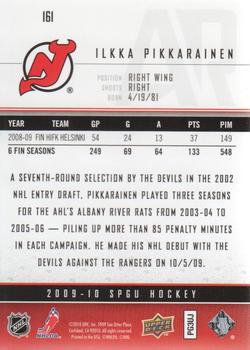 2009-10 SP Game Used #161 Ilkka Pikkarainen Back