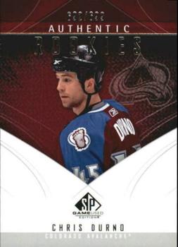 2009-10 SP Game Used #176 Chris Durno Front