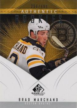 2009-10 SP Game Used #182 Brad Marchand Front