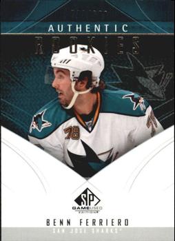 2009-10 SP Game Used #183 Benn Ferriero Front
