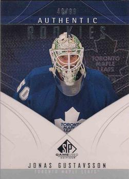 2009-10 SP Game Used #197 Jonas Gustavsson Front