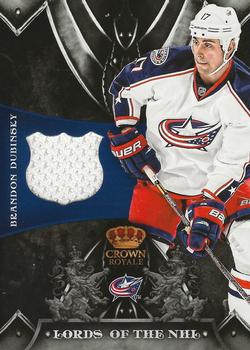 2012-13 Panini Rookie Anthology - Crown Royale Lords Of The NHL #LN-BD Brandon Dubinsky Front