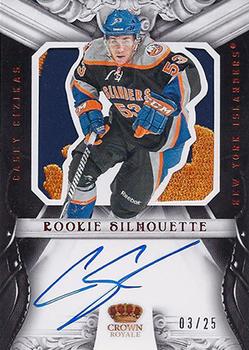 2012-13 Panini Rookie Anthology - Crown Royale Rookie Silhouette Patch #76 Casey Cizikas Front