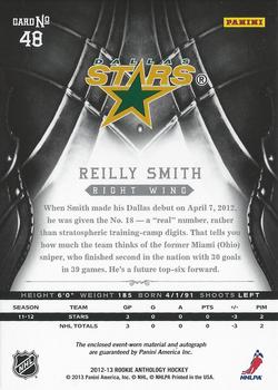 2012-13 Panini Rookie Anthology - Crown Royale Rookie Silhouette Prime #48 Reilly Smith Back