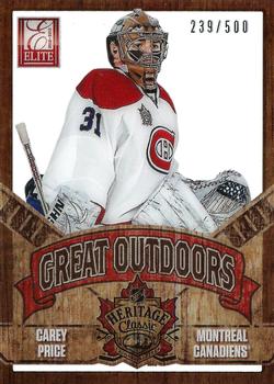 2012-13 Panini Rookie Anthology - Elite The Great Outdoors #GO–27 Carey Price Front