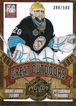 2012-13 Panini Rookie Anthology - Elite The Great Outdoors #GO–20 Marc-Andre Fleury Front