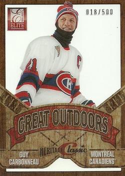 2012-13 Panini Rookie Anthology - Elite The Great Outdoors #GO–35 Guy Carbonneau Front