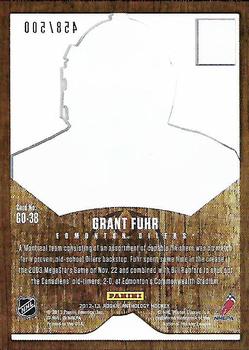 2012-13 Panini Rookie Anthology - Elite The Great Outdoors #GO–38 Grant Fuhr Back