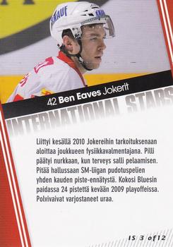 2011-12 Cardset Finland - International Stars 2 #IS3 Ben Eaves Back