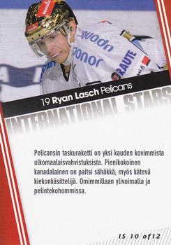 2011-12 Cardset Finland - International Stars 2 #IS10 Ryan Lasch Back