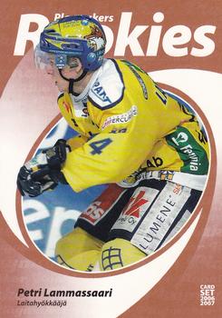 2006-07 Cardset Finland - Playmakers Rookies #7 Petri Lammassaari Front