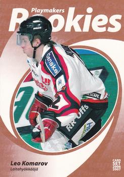 2006-07 Cardset Finland - Playmakers Rookies #12 Leo Komarov Front