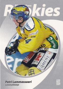 2006-07 Cardset Finland - Playmakers Rookies Silver #7 Petri Lammassaari Front