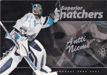 2006-07 Cardset Finland - Superior Snatchers Silver #6 Antti Niemi Front