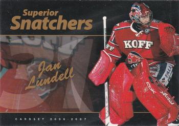 2006-07 Cardset Finland - Superior Snatchers Gold #5 Jan Lundell Front