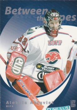 2006-07 Cardset Finland - Between the Pipes Silver #3 Aleksis Ahlqvist Front