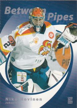 2006-07 Cardset Finland - Between the Pipes Silver #9 Niko Hovinen Front