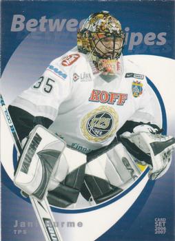 2006-07 Cardset Finland - Between the Pipes Silver #22 Jani Hurme Front