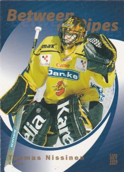 2006-07 Cardset Finland - Between the Pipes Gold #13 Tuomas Nissinen Front