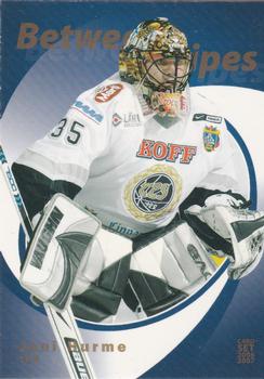 2006-07 Cardset Finland - Between the Pipes Gold #22 Jani Hurme Front