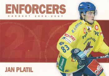 2006-07 Cardset Finland - Enforcers #6 Jan Platil Front