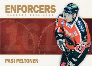 2006-07 Cardset Finland - Enforcers Gold #10 Pasi Peltonen Front