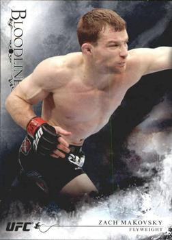 2014 Topps UFC Bloodlines - Black #92 Zach Makovsky Front