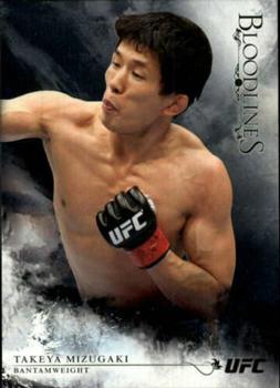 2014 Topps UFC Bloodlines - Black #105 Takeya Mizugaki Front