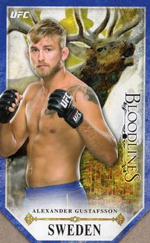 2014 Topps UFC Bloodlines - Bloodlines Die Cut #BL-AG Alexander Gustafsson Front