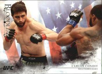 2014 Topps UFC Bloodlines - Flag #29 Carlos Condit Front
