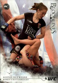 2014 Topps UFC Bloodlines - Flag #43 Alexis Dufresne Front