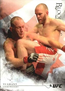 2014 Topps UFC Bloodlines - Flag #57 TJ Grant Front