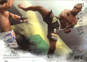 2014 Topps UFC Bloodlines - Flag #61 Uriah Hall Front