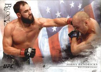 2014 Topps UFC Bloodlines - Flag #64 Johny Hendricks Front