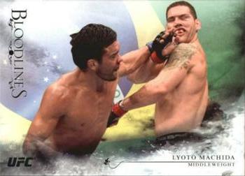 2014 Topps UFC Bloodlines - Flag #90 Lyoto Machida Front