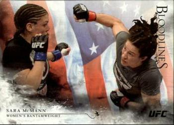 2014 Topps UFC Bloodlines - Flag #99 Sara McMann Front