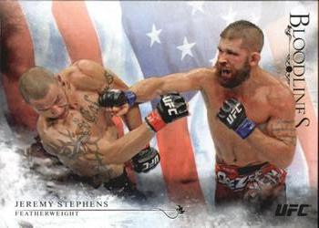 2014 Topps UFC Bloodlines - Flag #139 Jeremy Stephens Front