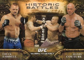 2014 Topps UFC Bloodlines - Historic Battles #HB-3 Randy Couture / Chuck Liddell Front