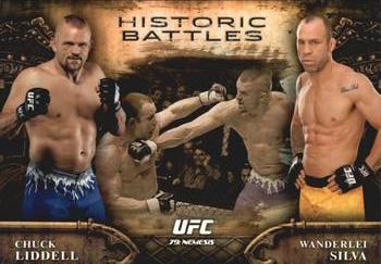 2014 Topps UFC Bloodlines - Historic Battles #HB-5 Wanderlei Silva / Chuck Liddell Front