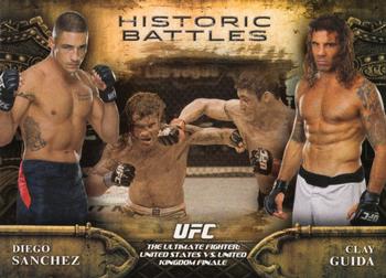 2014 Topps UFC Bloodlines - Historic Battles #HB-7 Clay Guida / Diego Sanchez Front