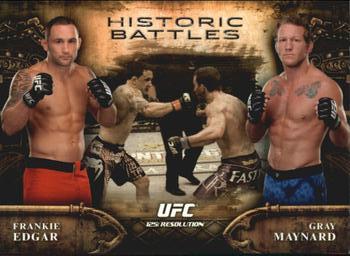 2014 Topps UFC Bloodlines - Historic Battles #HB-11 Gray Maynard / Frankie Edgar Front