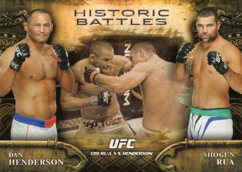 2014 Topps UFC Bloodlines - Historic Battles #HB-14 Shogun Rua / Dan Henderson Front